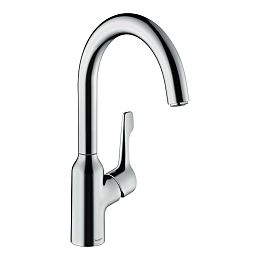 Hansgrohe Focus M43 Кухонный смеситель однорычажный, 220, Eco, 1jet хром  купить в Москве: интернет-магазин StudioArdo