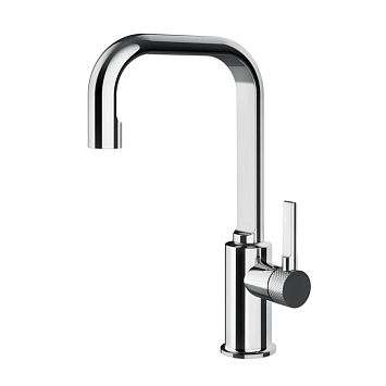 Gessi Inciso Смеситель для раковины, высокий, без донного клапана и соединительные шланги, хром