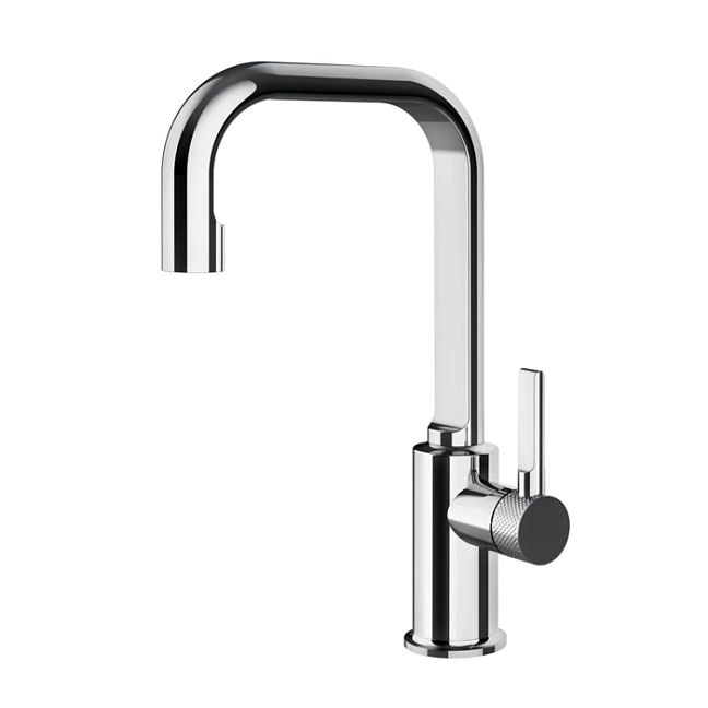Gessi Inciso Смеситель для раковины, высокий, без донного клапана и соединительные шланги, хром