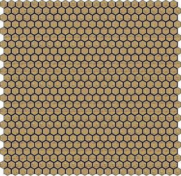 Микромозаика Sergio Savino Esagoni 28,5X30 Aurum