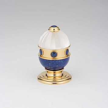 THG Cheverny Lapis Lazuli Вентиль смесителя для раковины, вставки лазурит, цвет: полированное золото