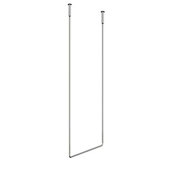 Gessi Goccia Полотенцедержатель потолочный 60см h=160см, шлифованный хром