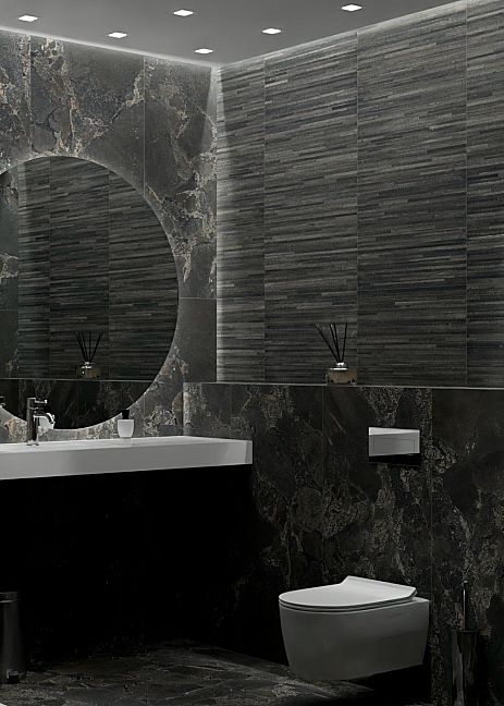 Керамогранит Provenza Unique Infinity Cobblestone Black 60x120 9 мм