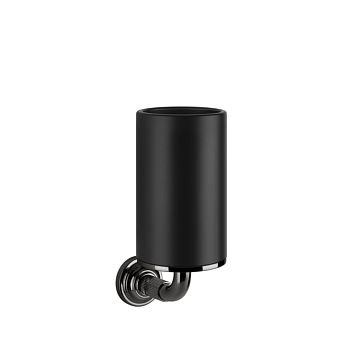 Gessi Venti20 Стакан подвесной, черный, фурнитура Black Metal PVD