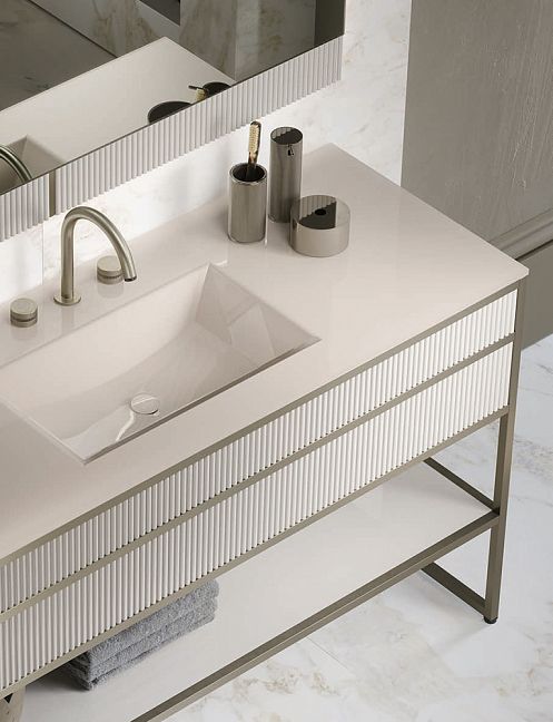Oasis Academy Комплект Sabbia и сатиновый никель L140 x W53 x H84 cm