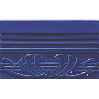 Бордюр Ceramiche Grazia Epoque Terminale Deco Cobalt Craquele 12x20 купить в Москве: интернет-магазин StudioArdo