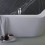 EXPO Knief K.Stone Pearl Ванна отдельностоящая 182x81xh70/50см с щелевым сливом-переливом, цвет белый матовый