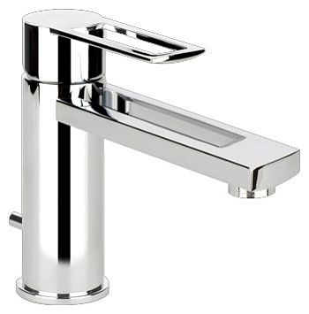 Cмеситель для раковины Gessi Trasparenze с донным клапаном на 1/4", отделка хром.
