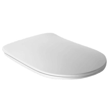 Сиденье Slim для унитаза Kerasan Tribeca  c микролифтом цвет: белый матовый