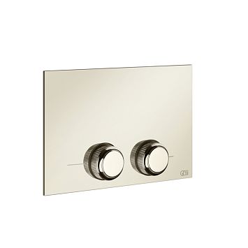 Gessi Venti20 Клавиша смыва для унитаза двойная, для инсталляций TECE, Nickel PVD