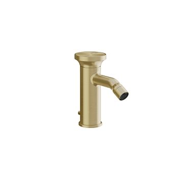 Gessi Origini Смеситель для биде с донным клапаном, в компл с отделочн вкладкой., Brushed Brass PVD