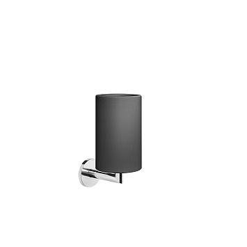 Gessi Tondo Стакан настенный черный, хром