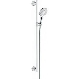 Душевой гарнитур Hansgrohe Raindance Sel.S EcoS./U'Comf 99см., с ручным душем, цвет: хром/белый купить в Москве: интернет-магазин StudioArdo