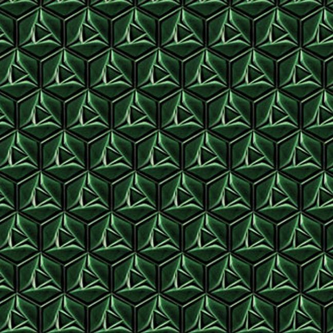 Керамическая плитка Etruria Design Concetto Spaziale Esagono Emerald Green (Craquele) 1° Scelta 16x18,5