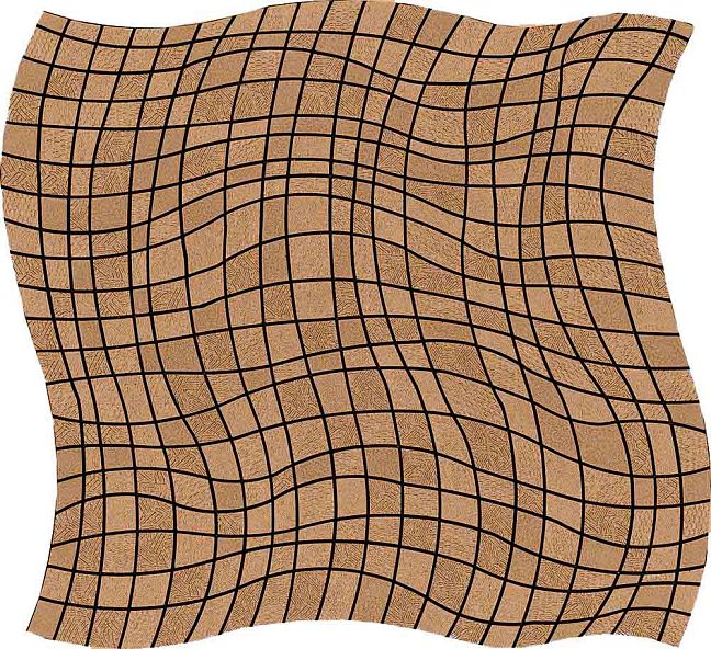 Микромозаика Sergio Savino Volo Decorato 29,5x31,5 Light Brown Bronze