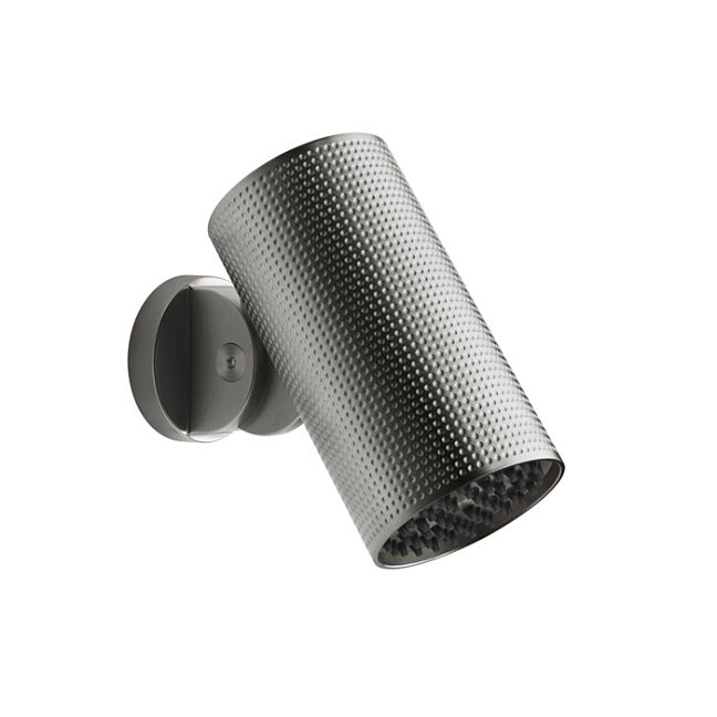 Gessi 316 Cesello Верхний душ 79 мм., с настенным креплением, Тропический ливень, Steel Brushed