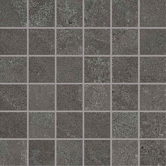 Керамогранит Emil Ceramica MaPierre Decoro Mosaico 5x5 Noble Noir Naturale Rett 30x30cm, 9,5mm