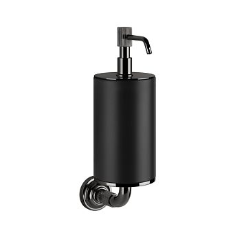 Gessi Venti20 Дозатор для жидкого мыла подвесной, черный, фурнитура Black Metal PVD