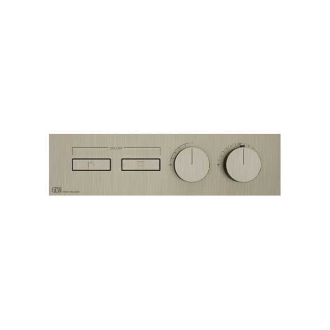 Gessi Hi-Fi Термостат для душа, с включением до 2 источников одновременно (внешняя часть), Finox