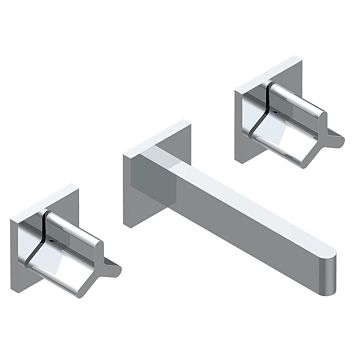 THG ICON-X METAL Смеситель для раковины, настенный, цвет: хром