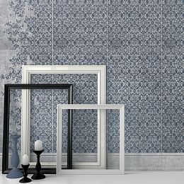 Керамогранит Petracers Sartoria Damasco B Blu Matt 50x100 купить в Москве: интернет-магазин StudioArdo