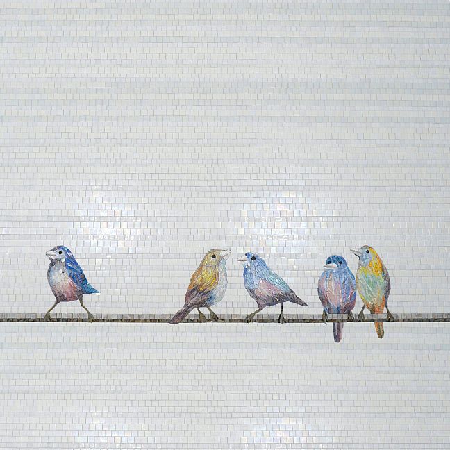 Панно ART NATURA Птичий Хор 100x100