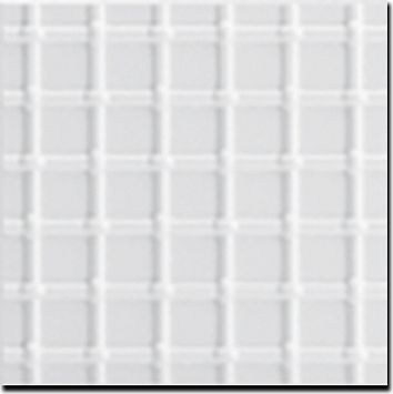 Керамическая плитка LaDiva Сeramiche Eugenia Quadrato Intrecci Latte Lucido 15x15