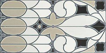 Керамическая плитка Ceramiche Grazia Venice Pannello Fenice Grey Craquele (2 pz) 40x80