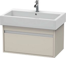 Duravit Ketho Тумба под раковину, ширина мм-750, глубина мм-440, высота мм-410, тип установки-подвесной, цвет: серо-коричневый декор купить в Москве: интернет-магазин StudioArdo