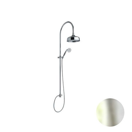 Nicolazzi Doccia Душевая стойка с верхним душем 30см, с переключателем и ручным душем, цвет: никель блестящий