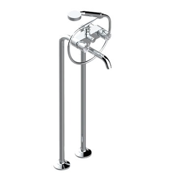 Напольный смеситель THG Le 9 Howlite для ванны и душа с вертикальным подключением