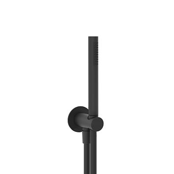 Gessi 316 Душевой комплект, + вывод, держатель, шланг 1,50 м и душевая лейка, Black XL