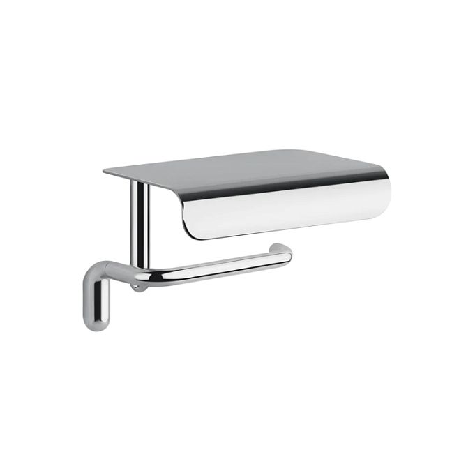 Gessi Goccia Держатель для туалетной бумаги с крышкой, хром