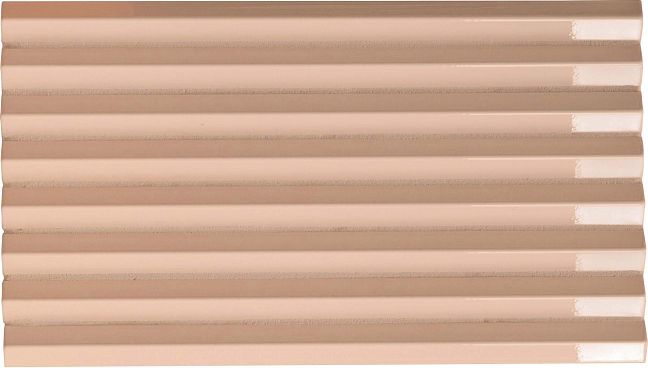Плитка Mutina Rombini Triangle Glossy Extra Small Rose 18X31,5