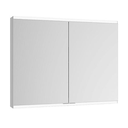 Keuco (Royal Modular 2.0) Зеркальный шкаф настенный с подсветкой 800 х700 х 160 мм, 2 зеркальные дверцы, 2 розетки,