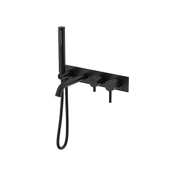 Nemo NM-2353MB Смеситель из стены для ванны MATTE BLACK
