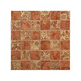 Мраморная плитка Akros Decorative Art Alfa Eridani TS Rosso Asiago Gold 30,5x30,5 купить в Москве: интернет-магазин StudioArdo