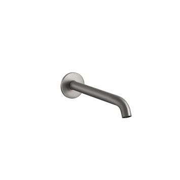 Gessi 316 Настенный излив 200мм на 1/2, комбинируемый с удаленным управлением (не входит в комплект), steel brushed