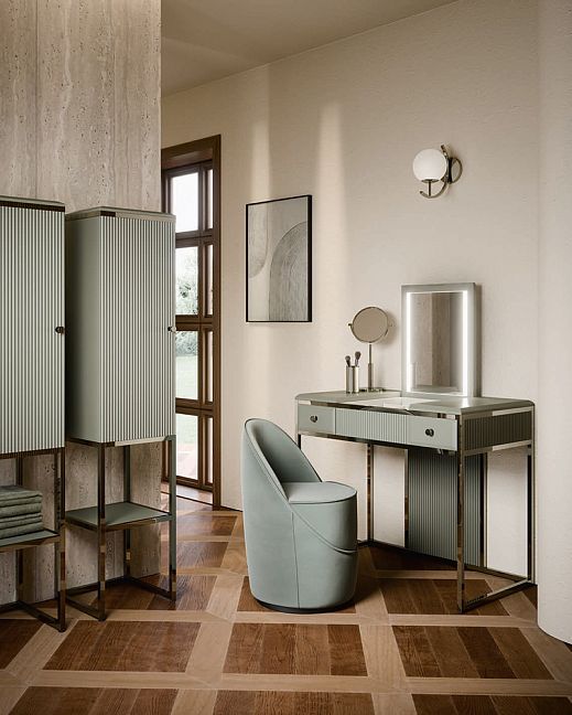 Oasis Academy Комплект Зеркальный хром и Verde Salice L85 x W53 x H84 cm