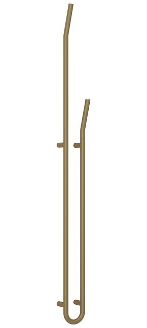 Сунержа Локон Полотенцесушитель электрический 160x12,5 Матовое золото