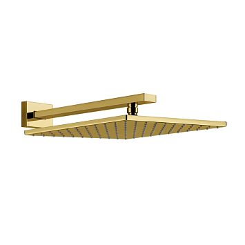 Gessi Rettangolo Верхний душ для настенного крепления 300x300мм, Gold PVD