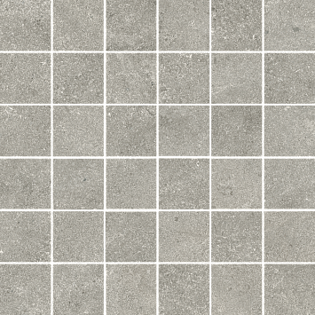 Italon Керамогранитная мозаика Aura Stone Grey 30x30x0,9 Матовая