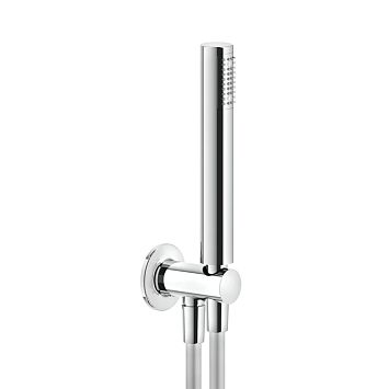 Gessi Inciso Душевой комплект, + вывод, держатель, шланг 1,50 м и душевая лейка, хром