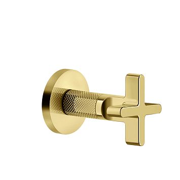 Gessi Inciso Запорный кран для термостатического смесителя высокой производительности, резьба 3/4(внешняя часть), золото