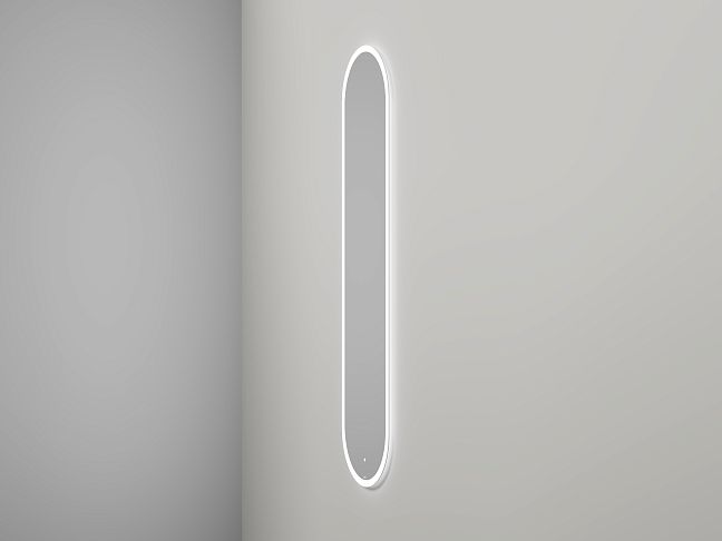 Зеркало для ванной Armonia овальное двойной LED подсветкой 450*1785*25 mm