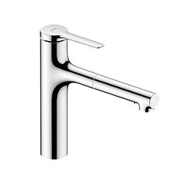 Hansgrohe Zesis M33 Смеситель для кухни 163 мм, выдвижной излив, 2 реж., хром купить в Москве: интернет-магазин StudioArdo