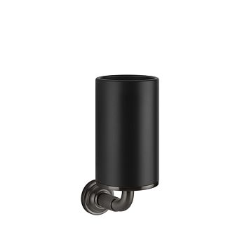 Gessi Venti20 Стакан подвесной, черный, фурнитура Black Metal Brushed PVD