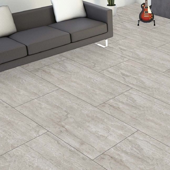Керамогранит ART NATURA Ceramica Travertino Dianox Grey 60x120х0,9 Glossy