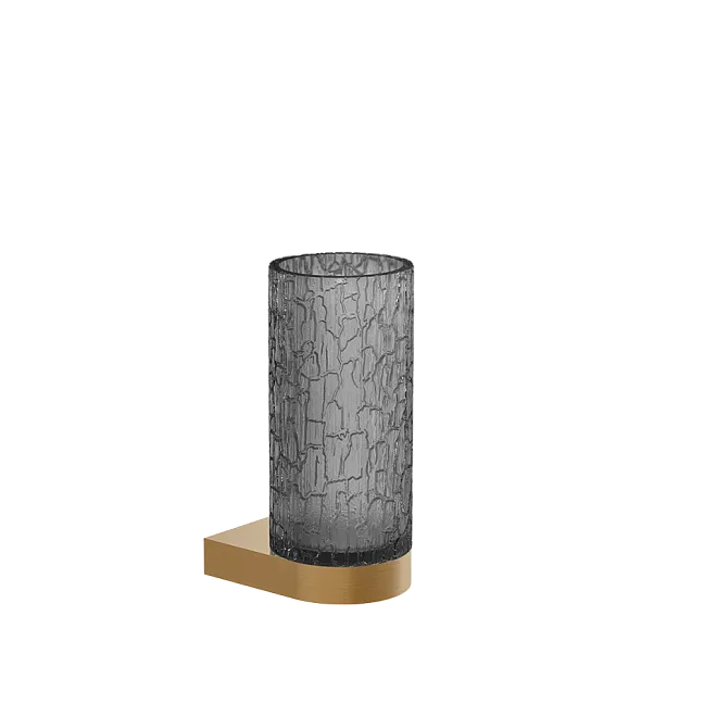 Gessi Incastri Стакан подвесной, основание окрашено в цвете 726 Warm Bronze Brushed PVD