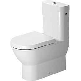 Duravit Darling  Бачок 40,5х16 мм, подключение снизу, с механизмом двойного смыва, кнопка хром, цвет: белый, купить в Москве: интернет-магазин StudioArdo